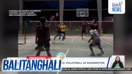 Laro na pinagsama ang volleyball at badminton, benta sa netizens | Balitanghali