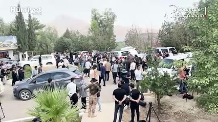 Konvoy yola çıktı, Süleymaniye'den ilk görüntüler