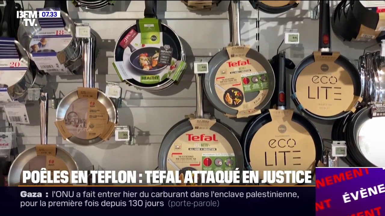 Poêles en téflon: Tefal attaqué en justice pour "pratiques commerciales trompeuses"