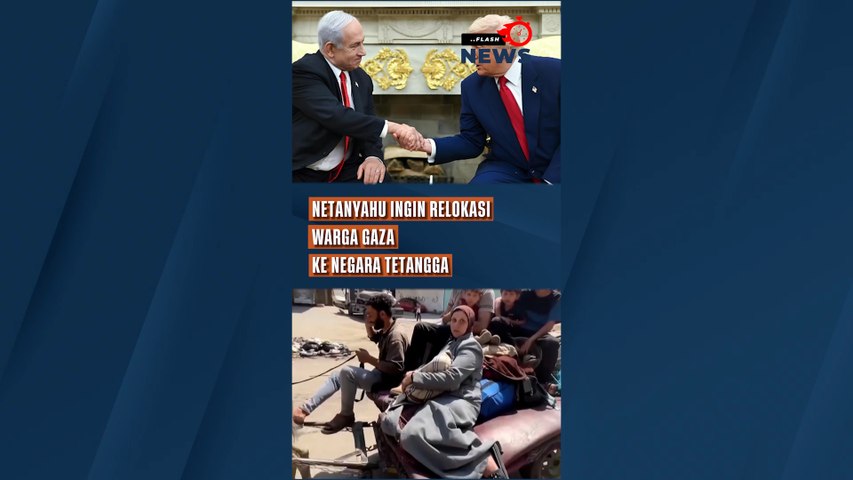 Netanyahu Ingin Relokasi Warga Gaza ke Negara Tetangga
