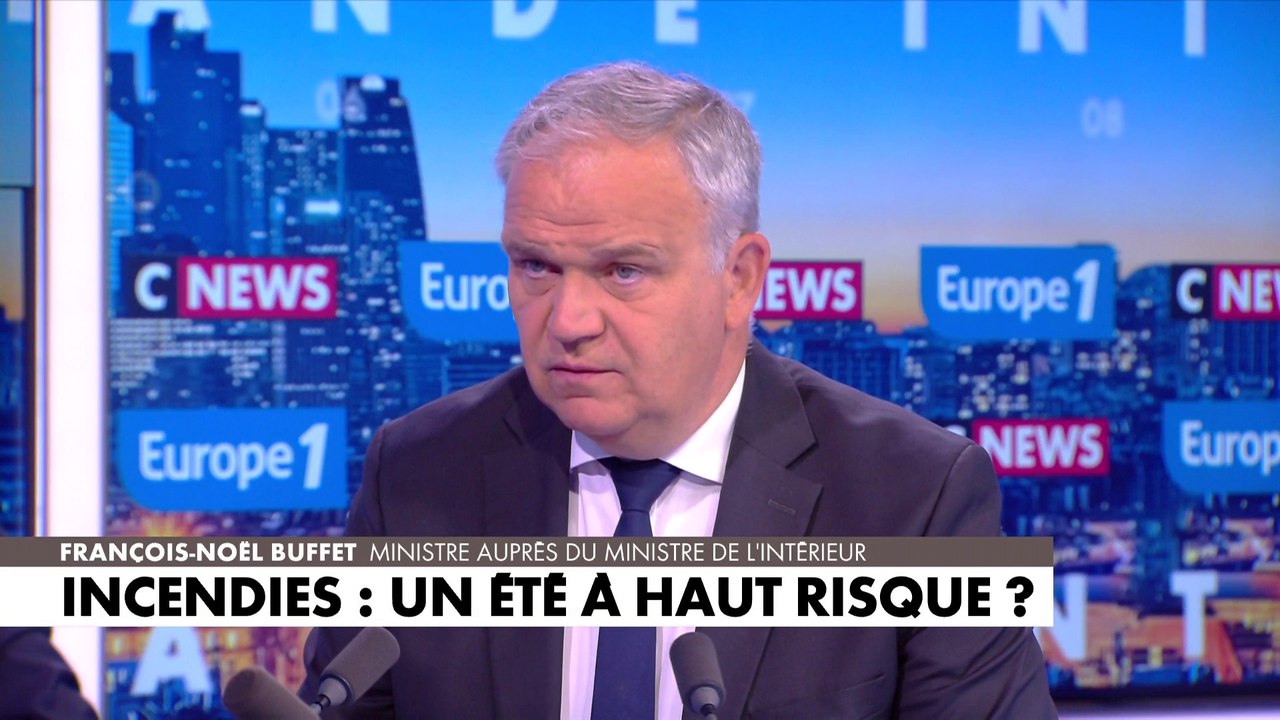 François-Noël Buffet appelle à la responsabilité personnelle face aux risques d'incendies