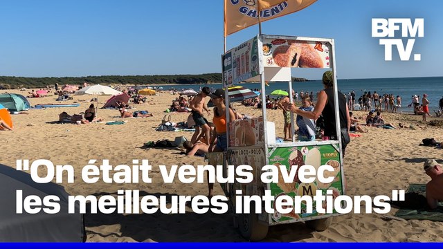 ROBIN DE BFM - Les vendeurs ambulants expulsés de plusieurs plages de Vendée
