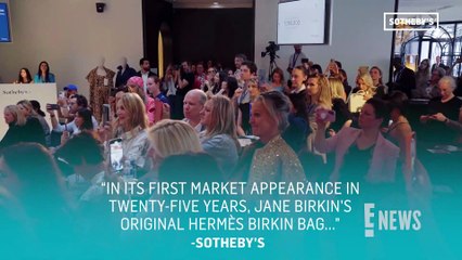 Hermès’ Original Birkin Sells For $10.1 Million at Auction _ E! News