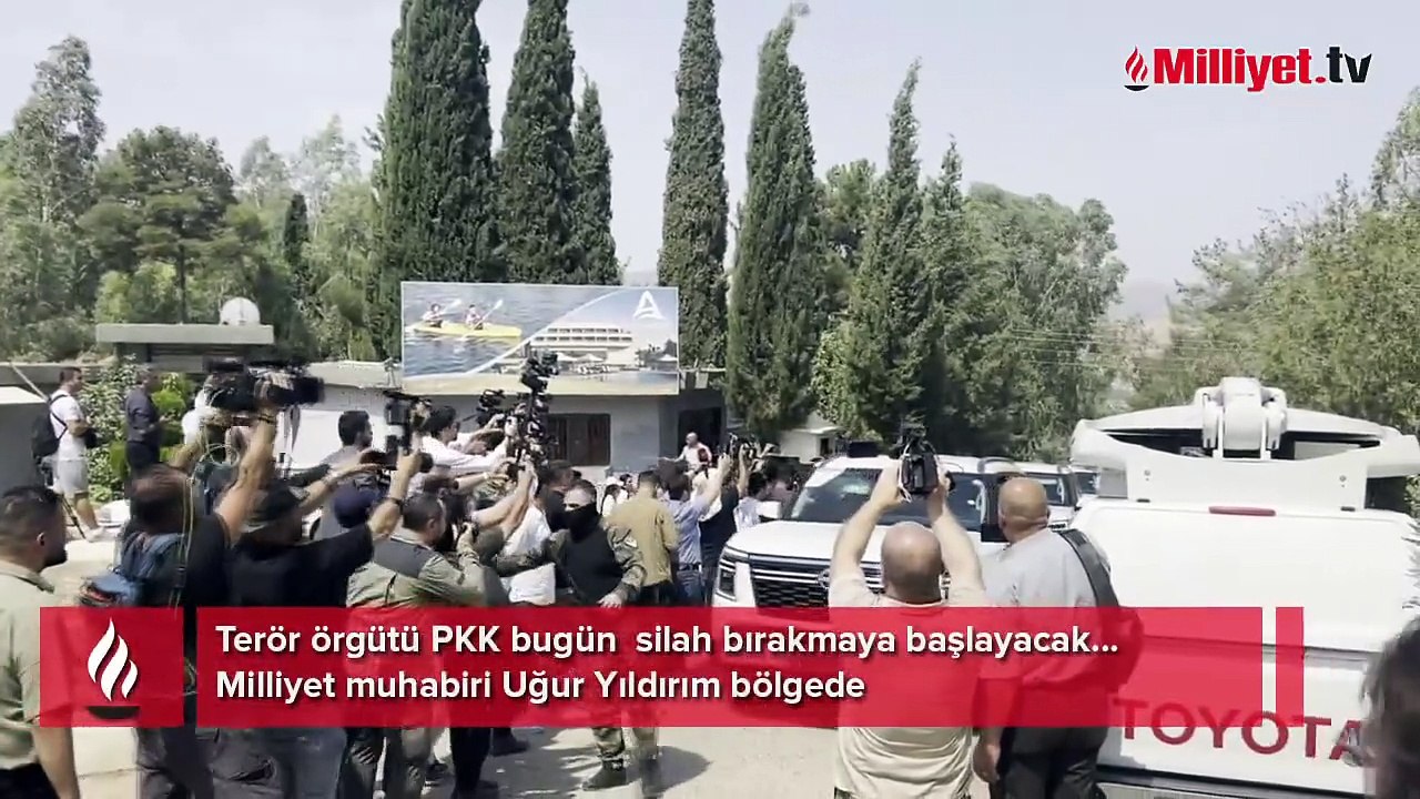Terör örgütü PKK bugün silah bırakmaya başlayacak... Milliyet muhabiri Uğur Yıldırım bölgede