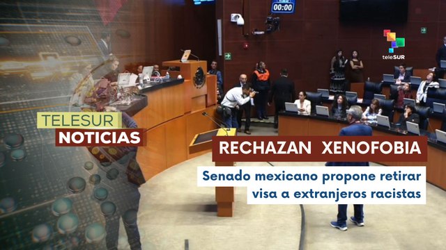 Ciudadanos mexicanos se manifiestan en rechazo a expresiones racistas y xenófobas