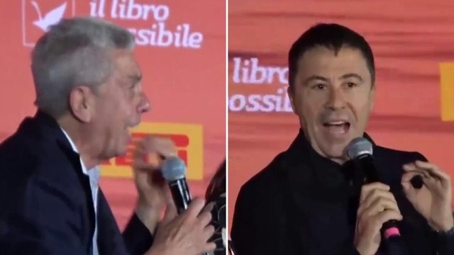 «Chi se ne frega della Murgia», la frase di Bocchino fa infuriare Padellaro (che minaccia di andarsene)