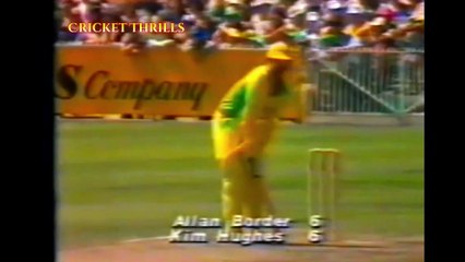 Sikander Bakhat 4 for 34 vs Australia MCG 2nd Match in 1981-82