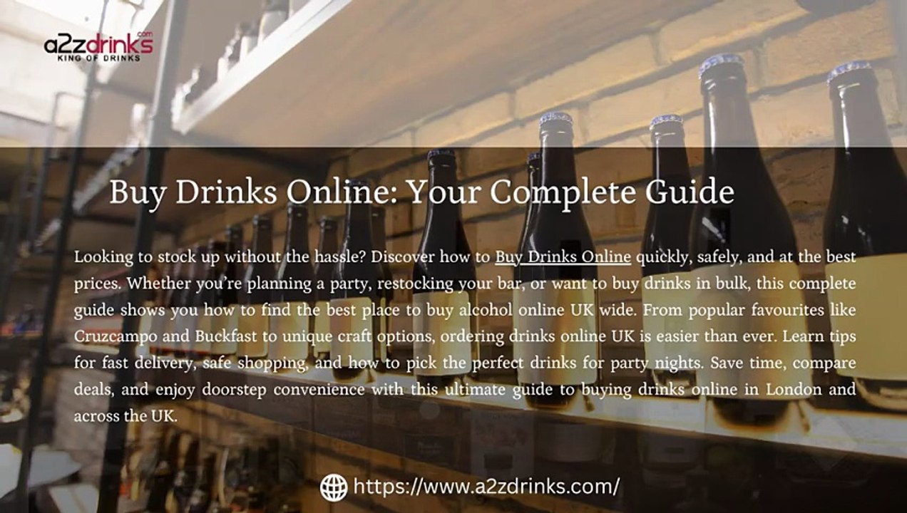 Buy Drinks Online Your Complete Guide