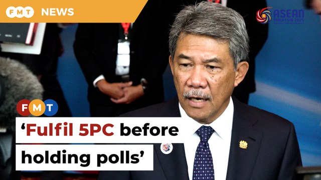 Myanmar must fulfil 5PC before holding polls, says Tok Mat