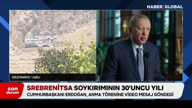Cumhurbaşkanı Erdoğan'dan Srebrenitsa Soykırımı mesajı: Savaş suçlularını yücelten her türlü ifade ve beyanı reddediyoruz