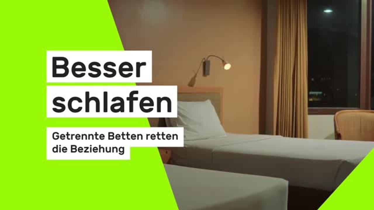 Besser schlafen: Getrennte Betten retten die Beziehung