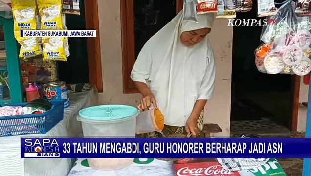 Sudah 33 Tahun Mengabdi, Guru Honorer di Sukabumi Hanya Digaji 350 Ribu per Bulan