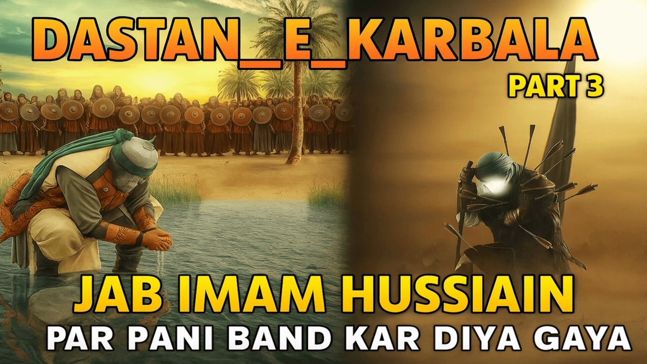 Karbala ki Pyas | Imam Hussain (A.S.) ka Pani Band | Part 3 | Muharram 2025