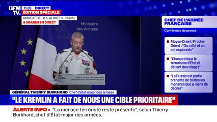 En Afrique comme en France, “on est confronté à une guerre informationnelle menée par la Russie”, estime le chef d’état-major des armées