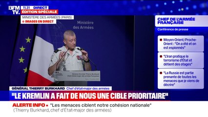 Sous-marins russes: le chef d'état-major des armées évoque une menace "préoccupante"