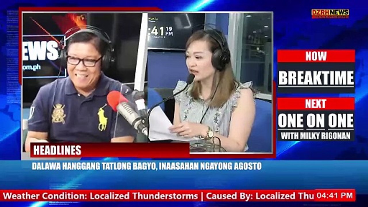 BREAKTIME WITH DEO MACALMA AND KAREN OW-YONG (08/01/2018)