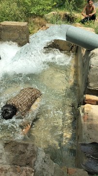 We are irrigating our field using a solar-powered irrigation system in Mianwali. The water is being applied to the land where we will soon plant (Pearl Millet.we also have vegetables including pumpkin (kaddu), ridge gourd (tori), and okra (bhindi).