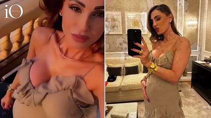 Anna Tatangelo sul palco col pancione: sensualità e libertà con il look premaman