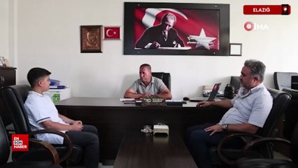 Elazığ'da LGS'de birinci olan Yiğit Bulut'tan yerli ve millilik vurgusu