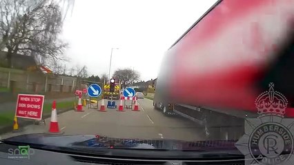 Dangerous driving footage released by Humberside Police