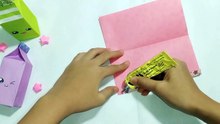 cara mudah bikin origami kotak susu