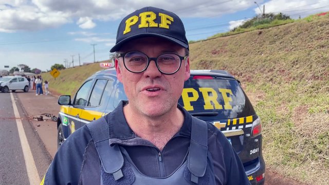 Condutora de 35 anos fica ferida após colisão entre Sandero e Gol na PRc-467, em Cascavel