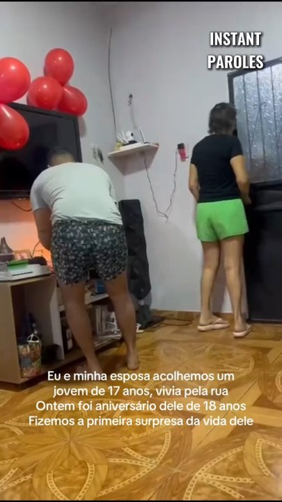 Cette famille organise un anniversaire surprise à un garçon qui vivait dans la rue