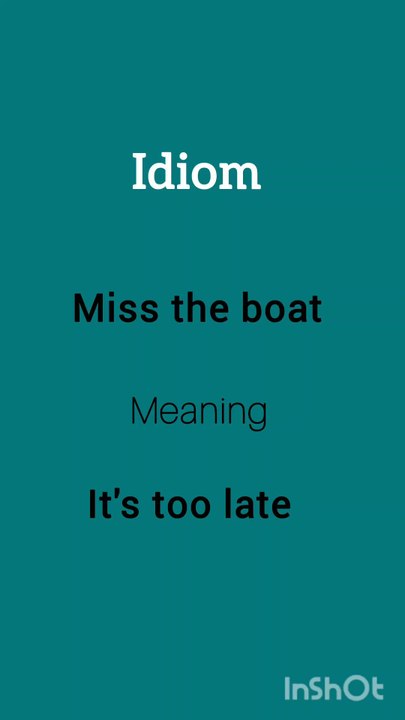 idiom/general knowledge