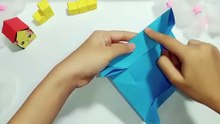 cara mudah bikin origami berbentuk celengan