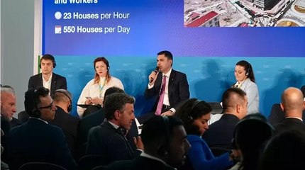 Bakan Kurum, Türkiye’nin ‘Asrın İnşa Seferberliği’ni dünyaya anlattı