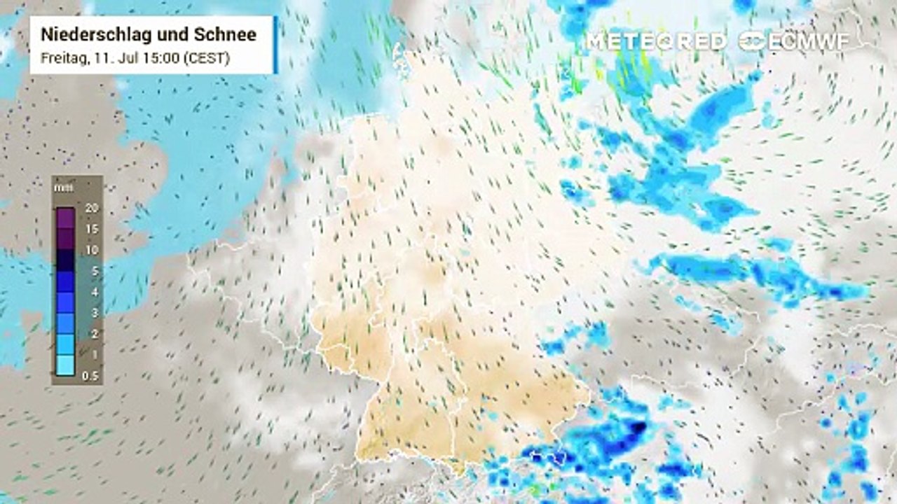 Wechselhaftes Wochenende in Deutschland!
