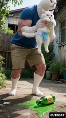 Poison Drink Animation with My Cat 🐱