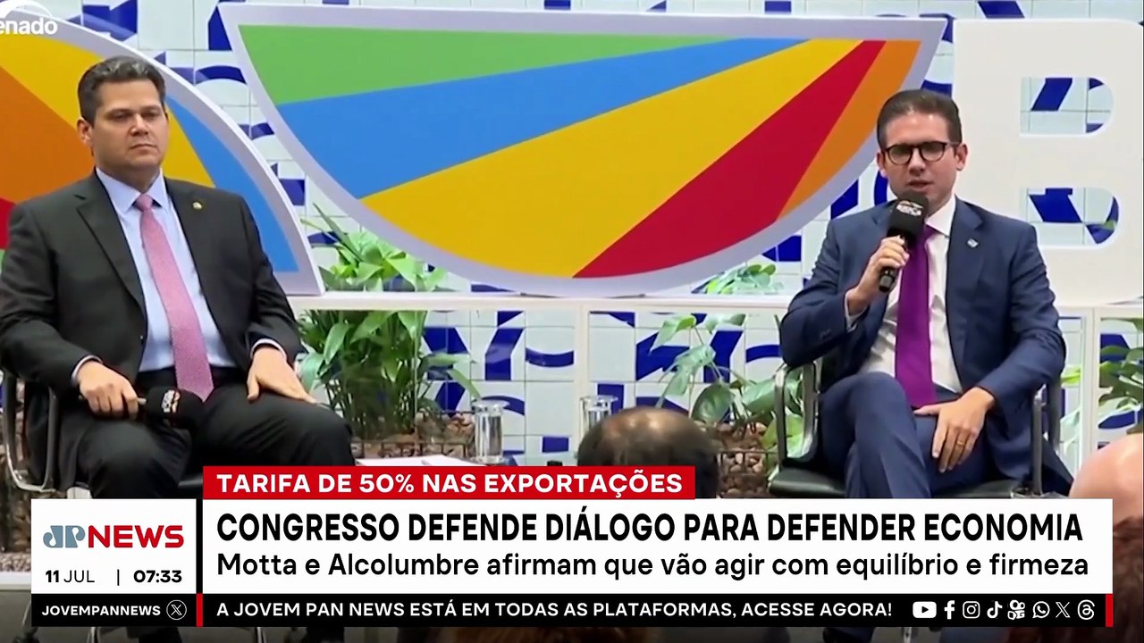 Congresso está pronto para defender economia após tarifaço de Trump; Deysi e Motta comentam