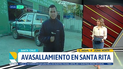 Contingente policial llega a Santa Rita, predio que fue avasallado por un grupo armado