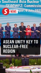 Asean urged to stay united in keeping region free of nuclear weapons