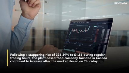 Above Food Ingredients Keeps On Rallying After 335% Spike On Thursday — Stock Rises 130% In After-Hours Session