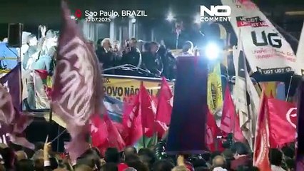 Brasilianer demonstrieren gegen Trump und fordern höhere Steuern für Reiche