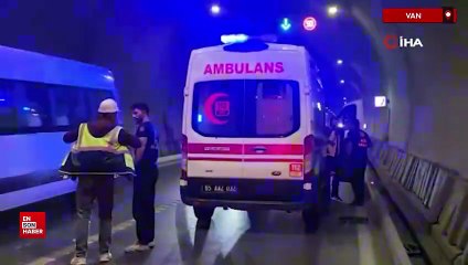 Van Güzeldere Tüneli'nde trafik kazası: TOGG kazaya karıştı
