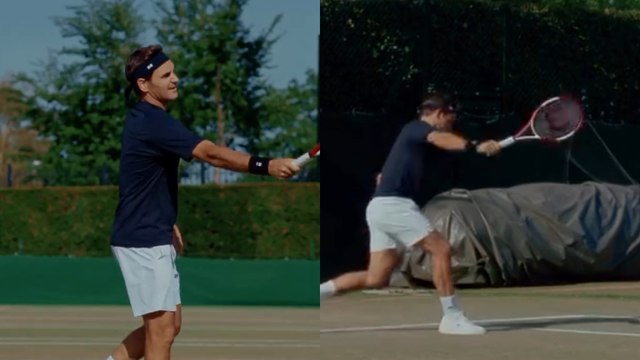 Wimbledon 2025 - Roger Federer n'a pas pu s'empêcher de fouler le gazon de Wimbledon...