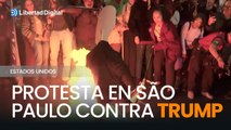 Protesta en São Paulo contra Trump tras subida de aranceles a Brasil