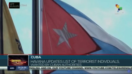 Cuba, Havana updates list of terrorist individuals, wanted by Cuban authorities