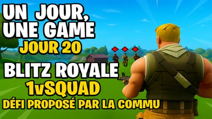 Défi IMPOSSIBLE : SOLO vs SQUAD sur le NOUVEAU MODE Blitz Royale ⚡🔥
