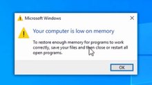 Fix “Your Computer is Low on Memory” Error in Windows 11 / 10 / 8 / 7 – Step-by-Step Guide (2 Working Methods) ✔️