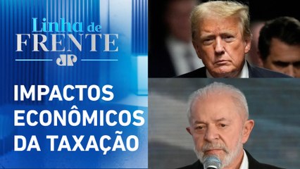 Como ficam as relações Brasil-EUA após tarifas de Trump? Bancada debate | LINHA DE FRENTE