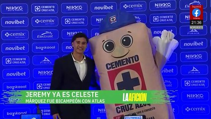 Jeremy Márquez es presentado como primer refuerzo de Cruz Azul
