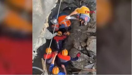 Sivas’ta tünel çevresinde yürütülen çalışmalar sırasında göçük meydana geldi