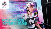 Giro d'Italia Women 2025 | Stage 6: Post-race interviews