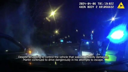 West Bromwich motorist led Staffordshire Police on a 10 mile chase at speeds of up to 100mph