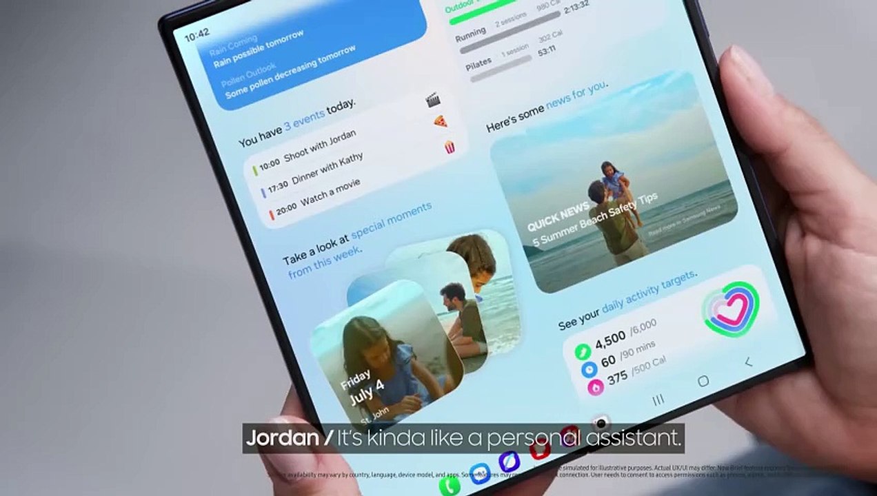 Samsung zeigt das neue Galaxy Z Fold7