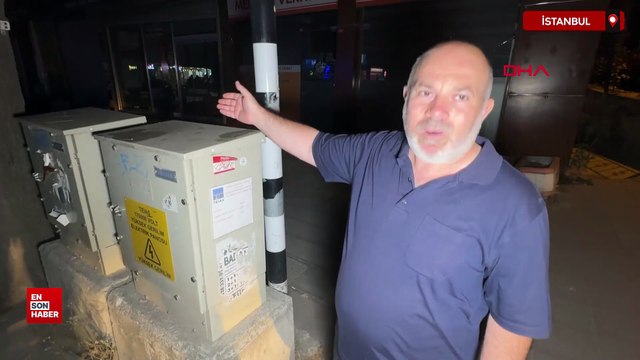 Avcılar'da kaldırımdaki elektrik panosu yandı: 3 gündür elektrikler kesik
